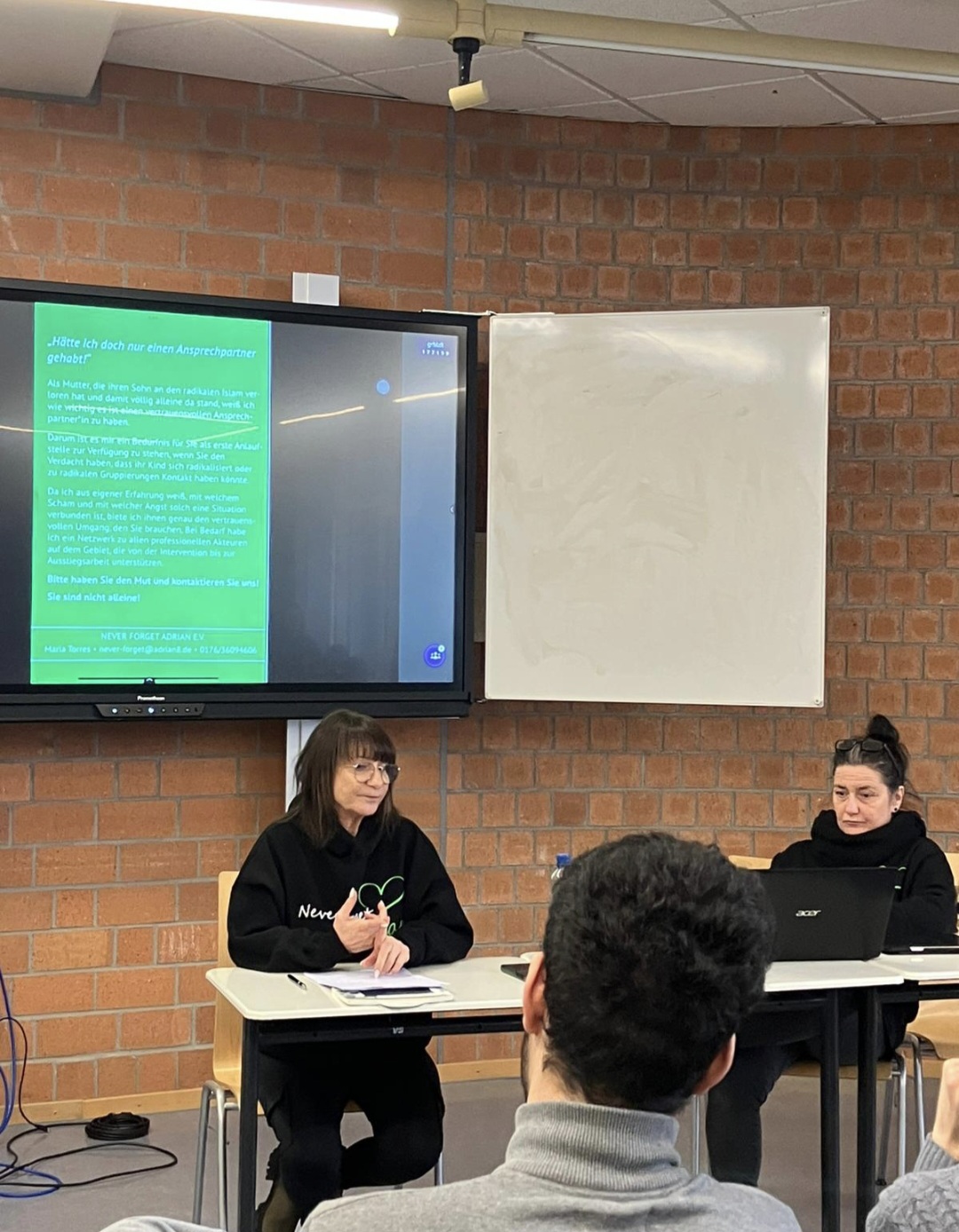 Aufklärungsarbeit an Schulen